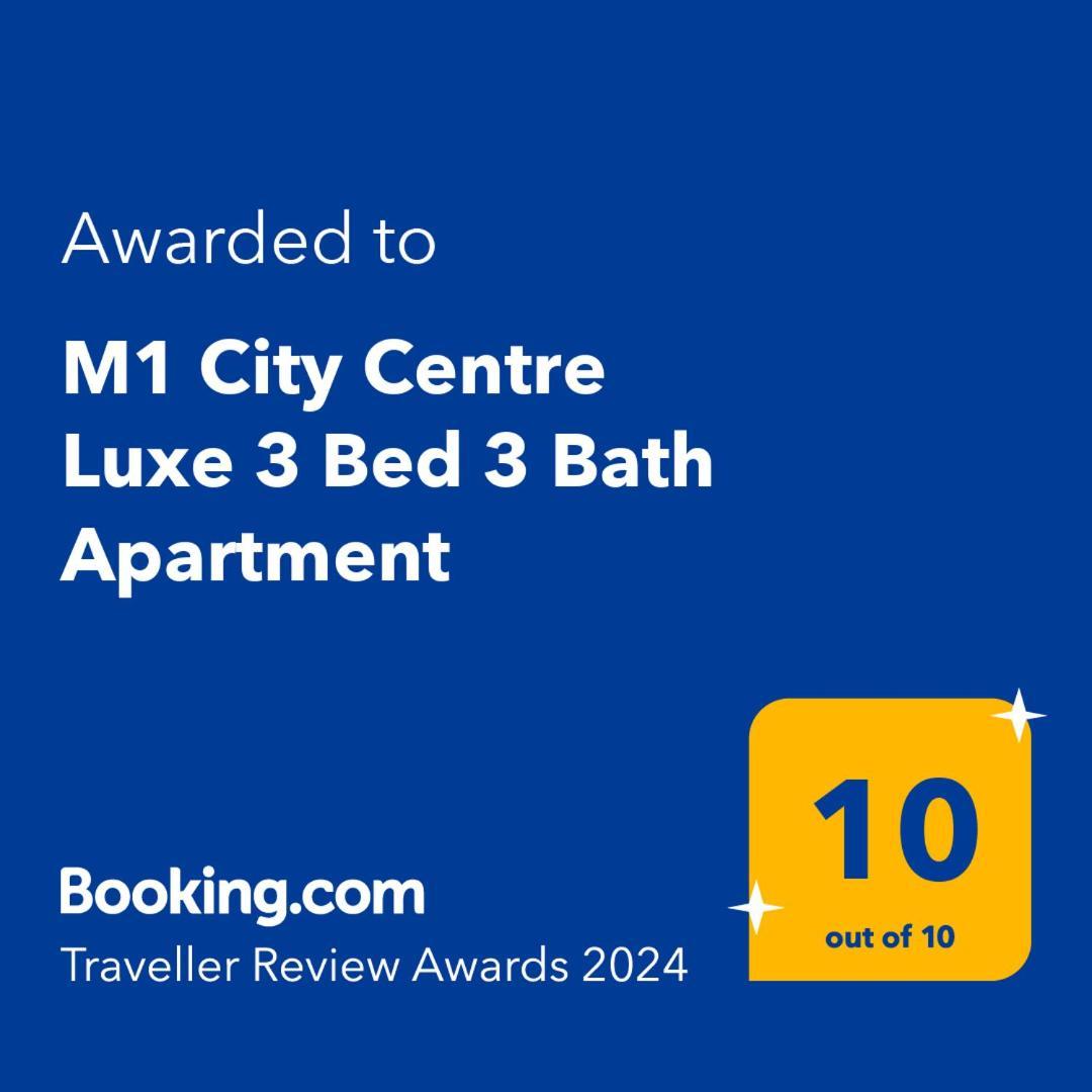 M1 City Centre 3 Bed 3 Bath Luxe Penthouse Manchester Exterior foto